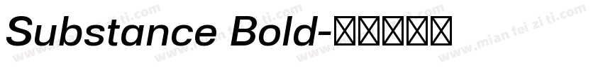 Substance Bold字体转换
